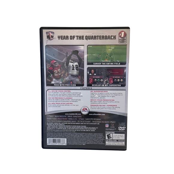 PS2 Sports Game Lot of 7 - Madden NFL 04 05 06 08 NCAA 08 ESPN 2K5 Tiger Woods - Picture 6 of 14